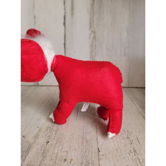 Annalee red elephant heart valentine love plush vintage decor - Picture 3 of 6